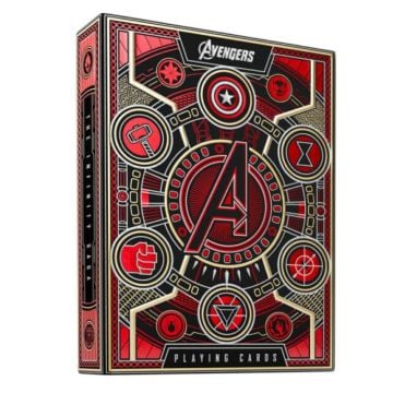Theory 11 Avengers Reality Stone Red Playing Cards