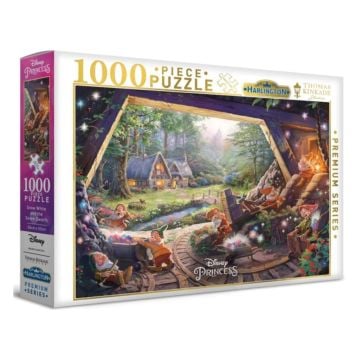 Harlington Thomas Kinkade Disney Snow White And The Seven Dwarfs 1000 Piece Jigsaw Puzzle