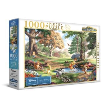 Harlington Thomas Kinkade Disney Winnie The Pooh 1000 Piece Jigsaw Puzzle