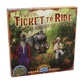 Ticket to Ride The Heart of Africa Expansion Board Game
