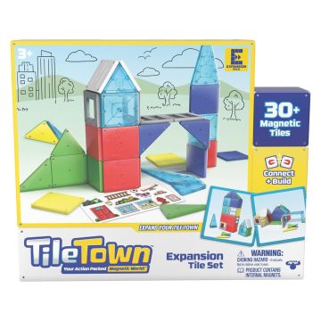 Tile Town Expansion Magnetic Tile Set0