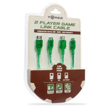 Tomee 2 Player Link Cable Green for Gameboy Color