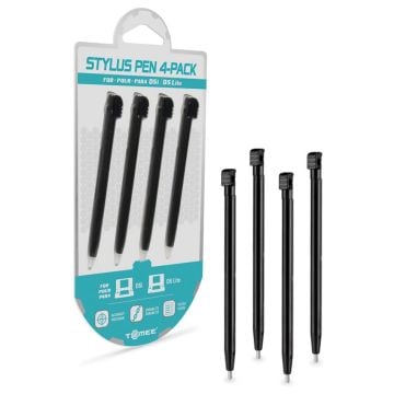 Tomee Stylus Pen Set for Nintendo DSi/ Nintendo DS Lite 4-Pack (Black)