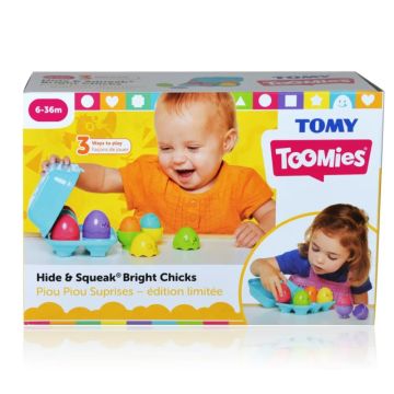 Tomy Toomies Hide & Squeak Bright Chicks Kids Toy