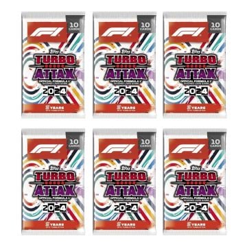 Topps Turbo Attax 2024 Formula 1 Booster 6 Pack