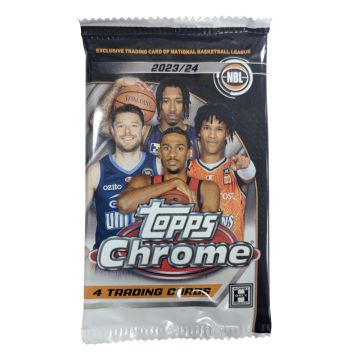 Topps 2023/2024 NBL Basketball Trading Cards Chrome Pack (Image 1)