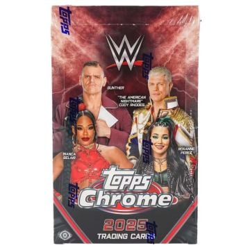 Topps 2025 Chrome WWE Wrestling Hobby Box (Image 1)
