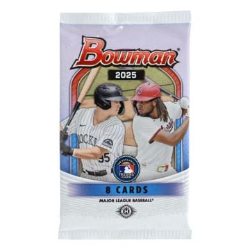 Topps 2025 MLB Bowman Baseball Hobby Pack (Image 1)
