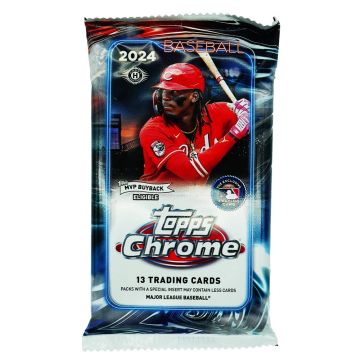 TOPPS Chrome 2024 Baseball Jumbo Hobby Pack
