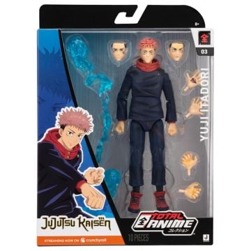 Total Anime Jujutsu Kaisen Kuji Itadori 6.5" Scale Action Figure