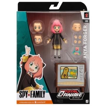 Total Anime Spy X Family Anya Forger 6.5" Scale Action Figure