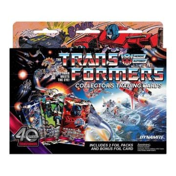 Transformers 40th Anniversary Trading Cards Foil Hanger Box (Image 1)