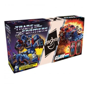 Transformers Collab G.I. Joe Soundwave Dreadnok Thunder Machine, Zartan & Zarana Action Figures