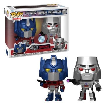 Transformers Generation 1 Optimus Prime & Megatron Metallic 2 Pack Funko POP! Vinyl