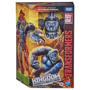 Transformers Generations War for Cybertron: Kingdom Voyager WFC-K8 Optimus Primal Action Figure