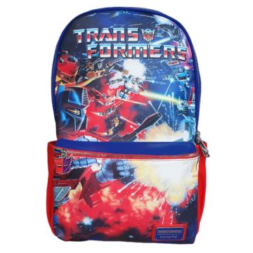 Loungefly Transformers Retro Hasbro 18" Faux Leather Backpack
