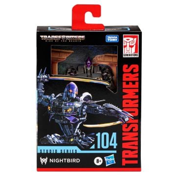 Transformers Studio Series Transformers Rise of the Beasts Deluxe Class 104 Nightbird Figure
