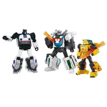 Transformers Takara Tomy: Dramatic Capture Series Cybertron Chase 3 Figure Set Action Figures