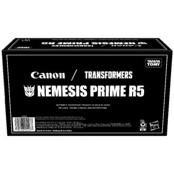 Transformers Takara Tomy x Canon Nemesis Prime R5 Camera Action Figure