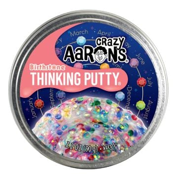 Crazy Aarons Thinking Putty 4" Trendsetters Putty Birthstone (Image 1)