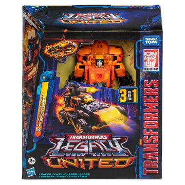 Transformers Legacy United: Leader Class G1 Triple Charger Sandstorm Converting Action Figure [Damaged Box]