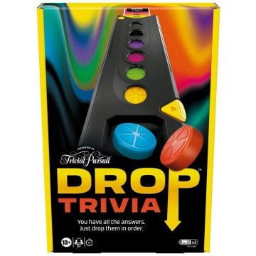 Trivial Pursuit Drop Trivia Board Game