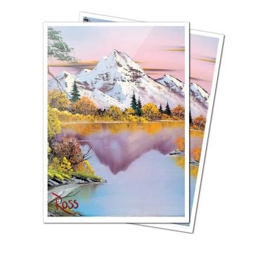 Ultra Pro Bob Ross Collection Mighty Mountain Lake APEX Deck Protector Sleeves (Image 1)