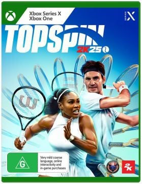 TopSpin 2K25 (Xbox Series X, Xbox One) [Pre-Owned] (Image 1)