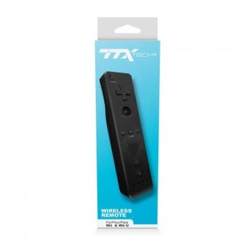 TTX Tech Wireless Remote Controller for Wii and Wii U Black