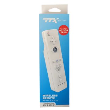 TTX Tech Wireless White Remote With Action Plus for Wii/Wii U