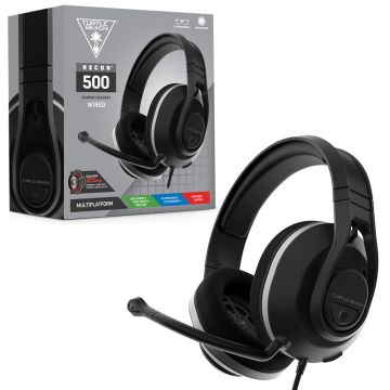 Turtle Beach® Recon™ 500 Wired Multiplatform Gaming Headset (Black)