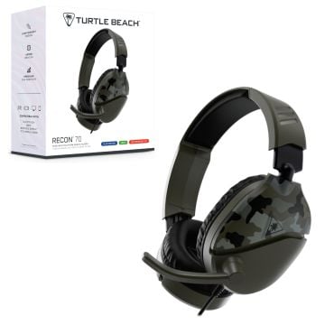 Turtle Beach Recon 70 Green Camo Headset for PS4, Xbox One & Switch