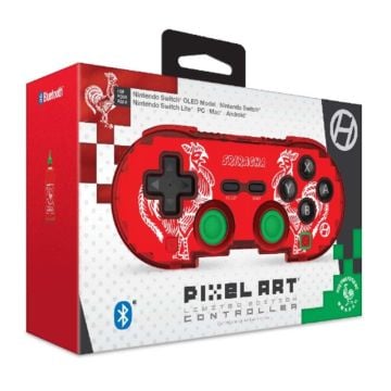 Sriracha Twin Rooster Limited Edition Pixel Art Bluetooth Switch Controller Hyperkin