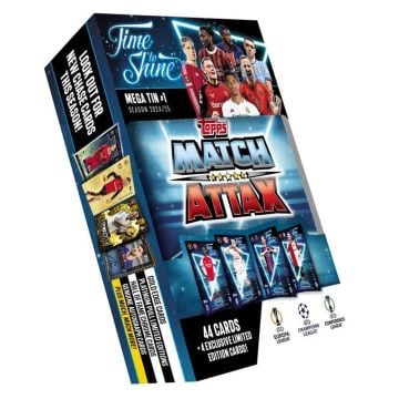 Match Attax UEFA Champions League 2024/2025 Edition Trading Card Mega Tin (Blue)