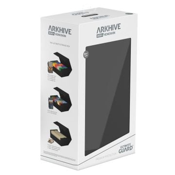 Ultimate Guard Arkhive 800+ Xenoskin Flip Case Standard Size Deck Box (Monocolour Black)