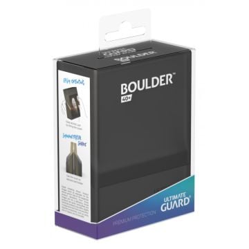 Ultimate Guard Boulder 40+ Standard Size Deck Case (Onyx)