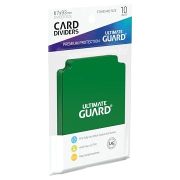 Ultimate Guard Card Dividers (Green)