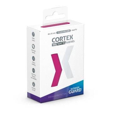 Ultimate Guard Cortex Standard Sleeves 100 Pack (Matte Pink) (Image 1)