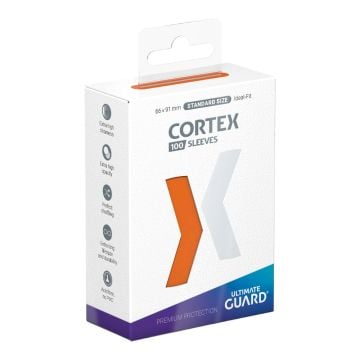 Ultimate Guard Cortex Standard Sleeves 100 Pack (Orange)