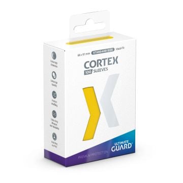 Ultimate Guard Cortex Standard Sleeves 100 Pack (Yellow) (Image 1)