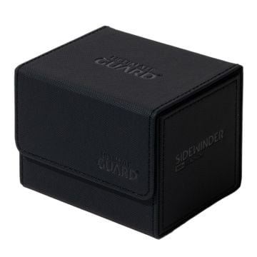 Ultimate Guard Sidewinder 100+ Xenoskin Monocolor Deck Box (Black) (Image 1)