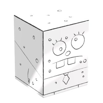 Ultimate Guard Squaroes Spongebob Squarepants Doodlebob Deck Box