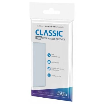 Ultimate Guard Standard Size Classic Resealable 100 Sleeves