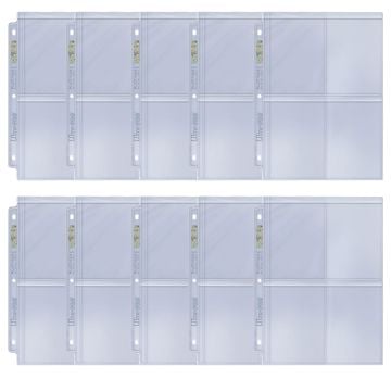 Ultra Pro Platinum Series Toploaders 4-Pocket Secure Page (10 Pack)