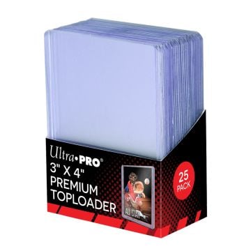 Ultra Pro 3" x 4"  35PT Premium Toploaders 25 Pack
