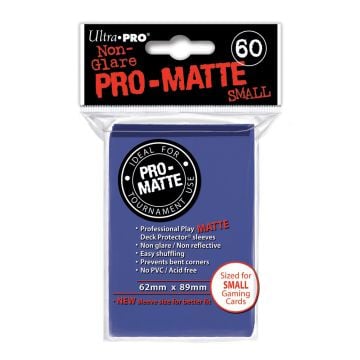 Ultra Pro 60 Pro-Matte Small Deck Protectors (Blue)