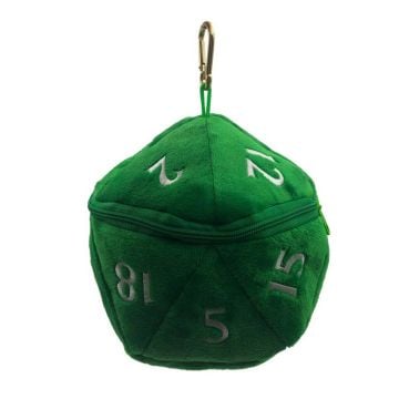Ultra Pro D20 Plush Dice Bag (Green)