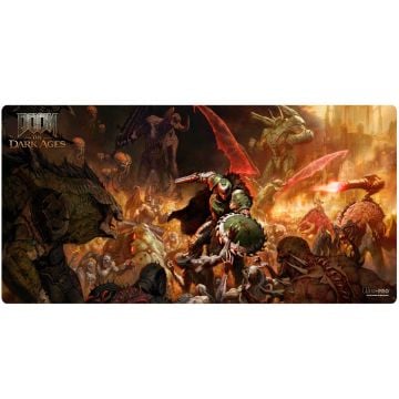 ULTRA PRO Doom The Dark Ages Endless Battle Extended Playmat