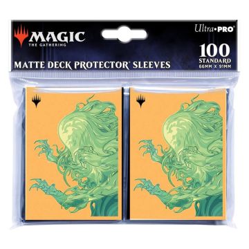 Ultra Pro Magic the Gathering Commander Masters Omnath Locus of Mana Deck Protector Sleeves (100 Pack)