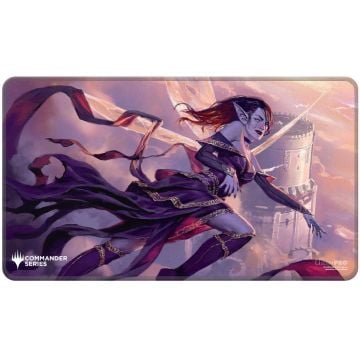 ULTRA PRO Magic the Gathering Commander Series Alela Artful Provocateur Stitched Edge Playmat (Image 1)